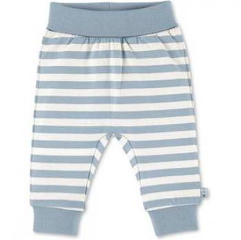 Pantalon Emmi rayé bleu clair/beige