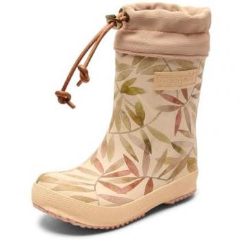 Bisgaard Bisgaard Thermo Beige Leaves Gummistiefel