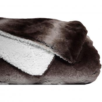Plaid Polaire Mello 220x240 Marron Foncé