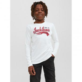 Jack & Jones Junior biela blúzka s krátkym rukávom