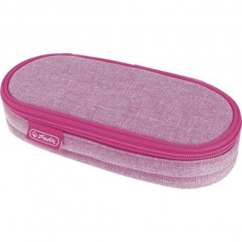 Herlitz 50038930 Etui Weiches Federmäppchen Stoff Pink (50038930)