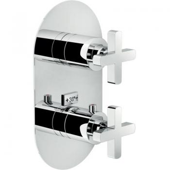 Nobili – Mitigeur De Douche Thermostatique Encastré 1 Voie Lira Series LR116101CR chromé – laiton