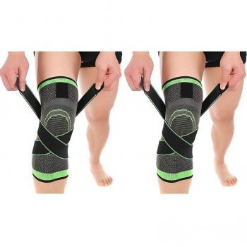 3D Weaving Knee Pad Support - 2pcs, M & L Sizes