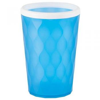 Vaso para baño SPIRELLA Pool polipropileno azul 8 x 8 x 12 cm