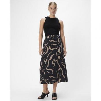 Vestido Faldas de Estampado Midi