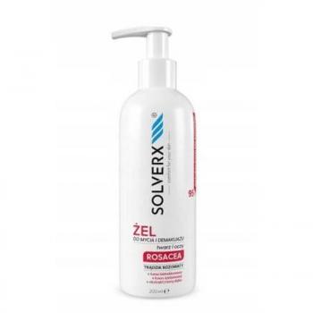 Solverx Gesichtsreinigung Rosacea Reinigungs- und Make-up-Entfernungsgel