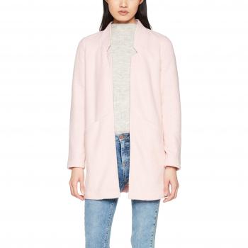 Vero Moda Vmdafny Brushed 3/4 Jacket Boos, Abrigo para Mujer, Rosa