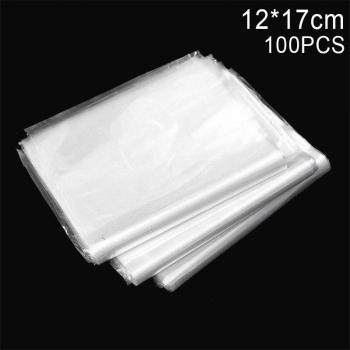 100 Pcs Heat Shrink Wrap Clear PVC Sealing Bags