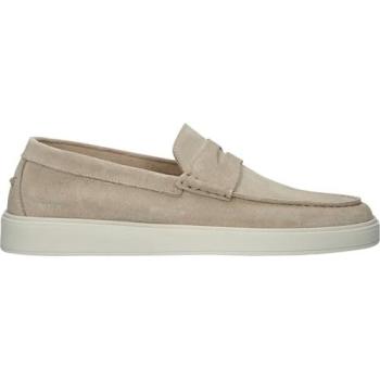 Zuko Enzo Blackstone Leather Slip‑Ons