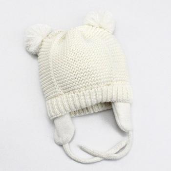 Sombrero Tierno de Invierno con Orejas para Niñas