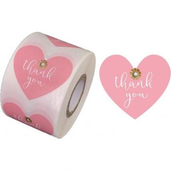 Etiqueta de Boda con Flores 500 uds – Sello de Amor