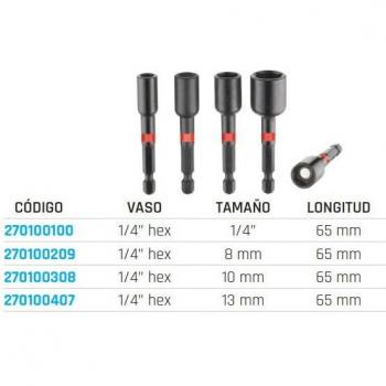 Teng Tools 8mm Nut Setter with 65mm Length