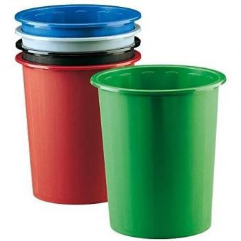 PAPELERA PLASTICO LISA 305 BURDEOS