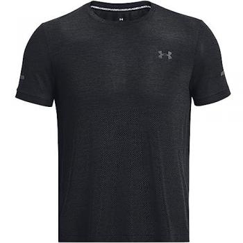 Under Armour Men's Seamless Stride Short Sleeve T-Shirt - Black/Reflect - XXL
