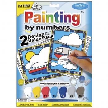 Royal & Langnickel My First Painting by Number Helicopter Designed Painting Set