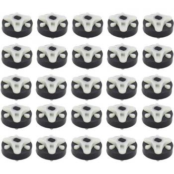 25-Pack Metal Insert Washer Motor Couplers for Whirlpool Kenmore - 285753A