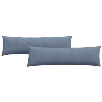 Coussins de canapé 2 pcs bleu 145 cm x 40 cm