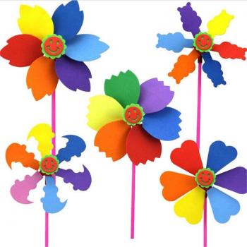 EVA Pinwheel Craft for Kids