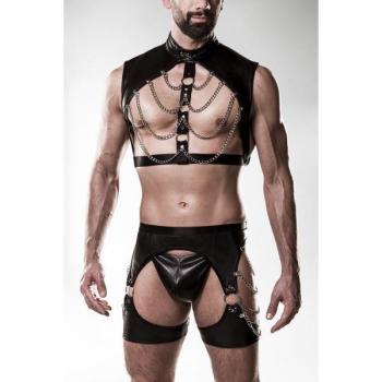 GREY VELVET MEN 3-teiliges Ketten Set mit Chaps