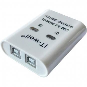 USB Print/Keyboard Splitter Hub 2‑In 1