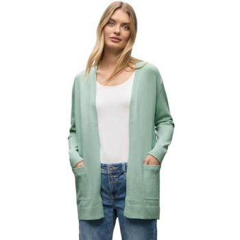 Serene Grün Melierte Cardigan