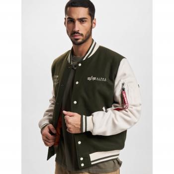 Alpha Industries Giacca Varsity Air Force Oliva S