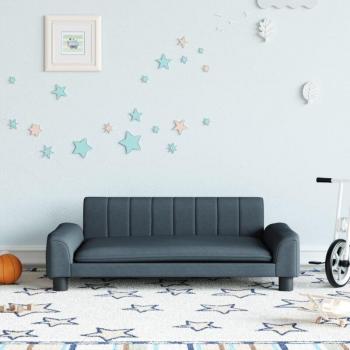 Canapé Bébé Tissu Gris Foncé