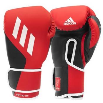 Adidas Boxhandschuhe Speed Tilt 350V, 18 oz., Rot-Schwarz
