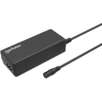 Manhattan Laptop-Netzteil 65W AC 9 Stecker (65 W), Notebook Netzteil, Schwarz