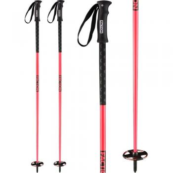Faction - Bâtons de ski - Faction Poles Red en Aluminium - Taille 125 cm - Rouge
