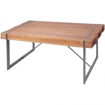 Massivholztisch MCW-A15 braun