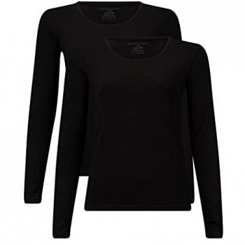 LARA camiseta de mujer, pack de 2, cuello redondo