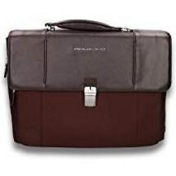 PIQUADRO Carpeta con Solapa 15.60 Unisex Adulto, Negro