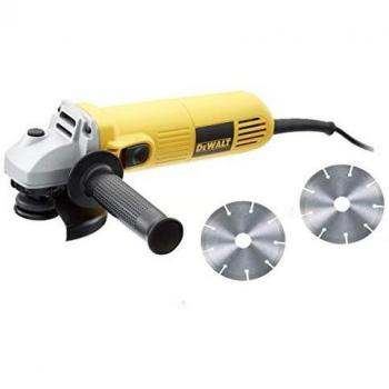 Mini amoladora 115mm 730w y 2 discos dwe4016d2-qs dewalt