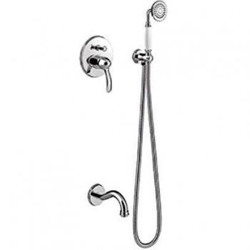 Grifo empotrado Tres-Clasic para baño-ducha