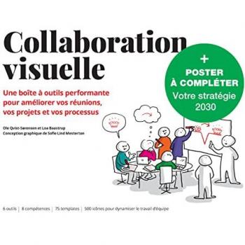 Collaboration visuelle + poster - Une boîte à outils performante pour améliorer vos réunions, vos projets et vos processus