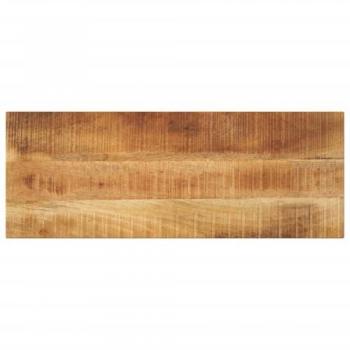 Día y Noche Tablero mesa rectangular madera maciza mango rugosa 80x20x2,5cm