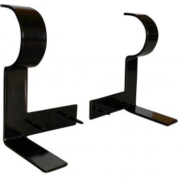 Window Corner Curtain Rod Bracket Holder 2 Pack