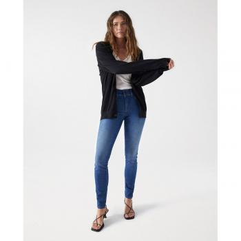 Salsa Jeans Pitillo Secret Tiro Alto Lavado Medio