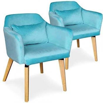 Fauteuil Tissu Unique Menthe ULRIK