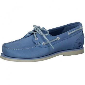 Timberland Classic Boat Zapatos de Barco Azul (Light Blue) Nobuck 38 EU