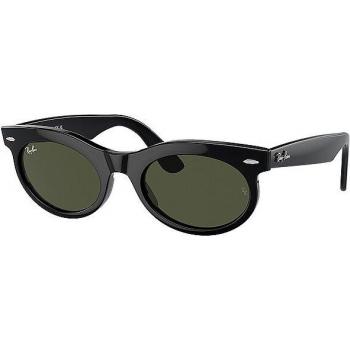 Ray-Ban RB2242 Wayfarer Oval 901/31 Unisex Rotonda Nero