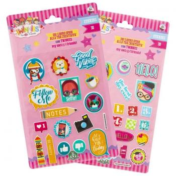 Giochi Preziosi Twinnies My Social Friends Sticker 3d