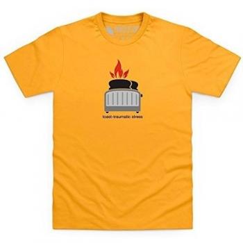 Camisa “Tostando la Ansiedad”, Hombres, Amarillo, XL