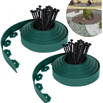 Garten-Palisade Froadp: Plastik-Mähkante für Rasen und Beete