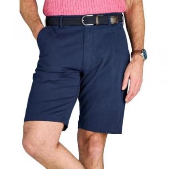 Super Stretch Cotton Chino Shorts with Belt