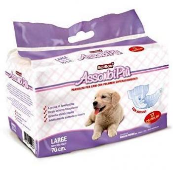 PANNOLINI PER CANI RECORD ASSORBIPIU 12 PZ