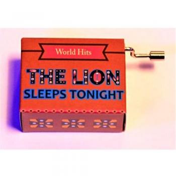 Spieluhr World Hits / Welthits mit dem bekannten Song The Lion Sleeps Tonight
