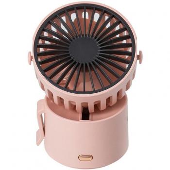 Ventilador de cuello colgante con viento fuerte y rotación ajustable