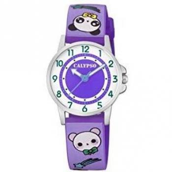 Calypso Quarz Kids-Uhr mit buntem Tierarmband K5775/2